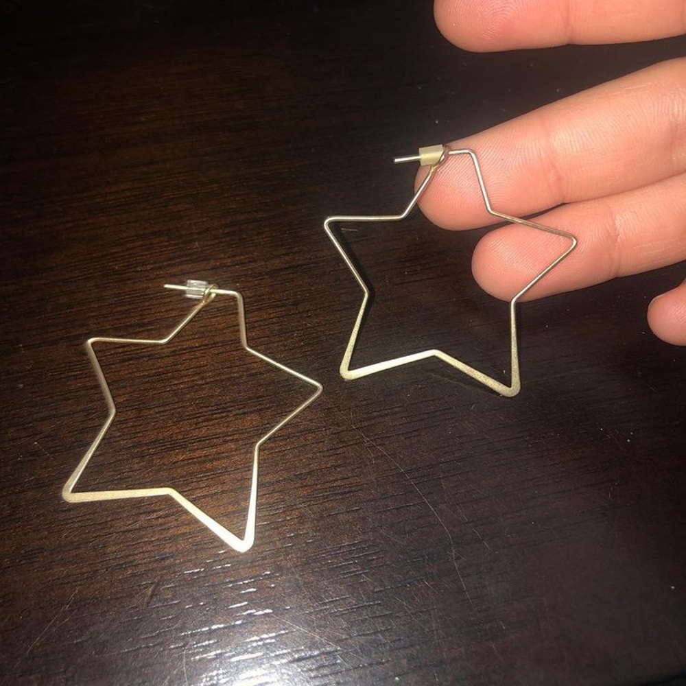 Gold Star Earrings